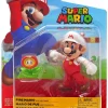 Outlet 😉 World of Nintendo Fire Mario Action Figure [RANDOM Package, Same Contents!] 😉