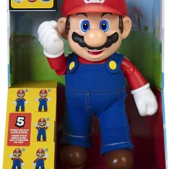 Coupon 🛒 Nintendo Super Mario It's A Me Mario! Talking Deluxe Action Figure 🧨 -Super Mario Bros Shop marioitsme inset2