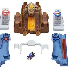 Best reviews of ⭐ Hot Wheels Mario Kart Bowser's Castle Chaos Exclusive Track Set [Includes Blue Yoshi] ✔️ -Super Mario Bros Shop mariokartbwsercastle inset2