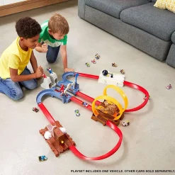 Best reviews of ⭐ Hot Wheels Mario Kart Bowser's Castle Chaos Exclusive Track Set [Includes Blue Yoshi] ✔️ -Super Mario Bros Shop mariokartbwsercastle inset3
