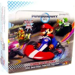 Brand new 😍 Super Mario Mario Kart Wii Trading Card Box [24 Packs] 👏