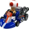 Cheapest 😍 Super Mario Mario Kart Gacha Toad 1.5-Inch Pull Back Racer 👍