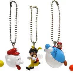 Flash Sale 👍 Super Mario Galaxy Mario Collection Set of 7 Micro Keychains ❤️