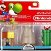 Budget 👍 World of Nintendo New Super Mario Bros U Micro Land Playset Luigi & Layer Cake Desert Playset 🎁