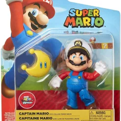 Best Pirce 🎉 World of Nintendo Captain Mario Action Figure [with Yellow Power Moon] ⌛