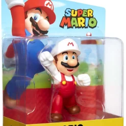 Wholesale ✔️ World of Nintendo Super Mario Wave 19 Fire Mario 2.5-Inch Mini Figure [Fist Bump ] 🛒