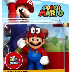 Best Pirce 😉 World of Nintendo Super Mario Mario & Cappy 2.5-Inch Mini Figure 🥰