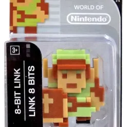 Budget 👏 World of Nintendo Legend of Zelda 8 Bit Link 2.5-Inch Mini Figure [Green] ❤️