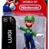 Promo 💯 World of Nintendo Super Mario Luigi 2.5-Inch Mini Figure 🎉