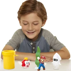 Hot Sale 🤩 World of Nintendo Super Mario Underwater 2.5-Inch Diorama Gift Set [Mario, Cheep Cheep & Blooper] 😀 -Super Mario Bros Shop nintendounderwater inset3