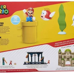 Hot Sale 🤩 World of Nintendo Super Mario Underwater 2.5-Inch Diorama Gift Set [Mario, Cheep Cheep & Blooper] 😀 -Super Mario Bros Shop nintendounderwater inset4