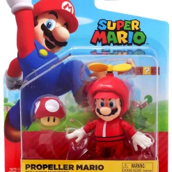 Best Sale 👍 World of Nintendo Wave 16 Propeller Mario Action Figure [Red Mushroom] 🎁
