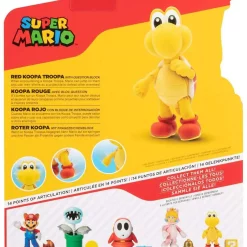 Hot Sale 🌟 World of Nintendo Red Koopa Troopa Action Figure [with Question Block] ⌛ -Super Mario Bros Shop redkoopatroopaquest inset3