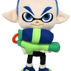 Best Pirce 🎁 Splatoon Inkling Boy Blue 9-Inch Plush 💯