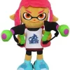 Brand new 🎁 Splatoon Inkling Girl Neon Pink 9-Inch Plush ✔️