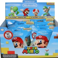 New 🧨 World of Nintendo Squish-Dee-Lish Super Mario Series 1 Mystery Box [12 Packs] 💯