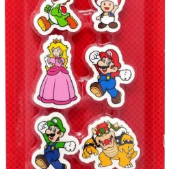 Deals 🥰 Super Mario Eraser 8-Pack 😉