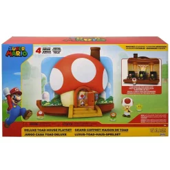 Best reviews of 💯 World of Nintendo Super Mario Deluxe Toad House 2.5-Inch Playset 🤩