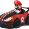 Cheap 🔥 Super Mario Mario Kart Gacha Mario in Car 1.5-Inch Pull Back Racer 😍