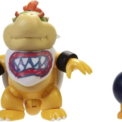 Outlet 👏 World of Nintendo Super Mario Bowser Jr. Action Figure [Includes Bob-omb! RANDOM Package, Same Exact Figure!] 🎁