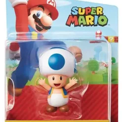 Wholesale 🌟 World of Nintendo Super Mario Wave 23 Blue Toad 2.5-Inch Mini Figure ✨