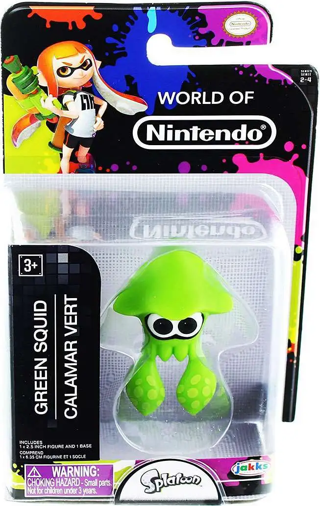 Hot Sale β World of Nintendo Splatoon Green Squid 2.5 Mini Figure π₯ 1 Hot Sale β World of Nintendo Splatoon Green Squid 2.5 Mini Figure π₯
