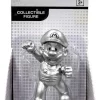 Hot Sale 🥰 World of Nintendo Super Mario Metal Mario 2.5-Inch Mini Figure ⌛