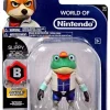 Coupon 👏 World of Nintendo Starfox Slippy Toad Action Figure 🎉