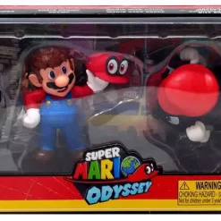 Best Sale ✔️ World of Nintendo Super Mario Odyssey Mario, Piranha Plant, Bullet Bill, Goomba & Chain Chomp Exclusive 2.5-Inch Mini Figure 5-Pack 👍