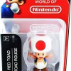 Cheapest 🎁 World of Nintendo Super Mario Red Toad 2.5-Inch Mini Figure 🔥