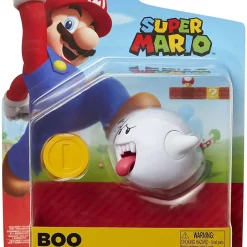 Top 10 🔥 World of Nintendo Super Mario Wave 23 Boo Action Figure [with Coin] 🎁
