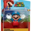 Top 10 👍 World of Nintendo Super Mario Wave 28 Ice Mario 2.5-Inch Mini Figure [Open Arms] 🔥