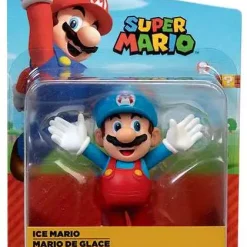 Top 10 👍 World of Nintendo Super Mario Wave 28 Ice Mario 2.5-Inch Mini Figure [Open Arms] 🔥