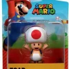Brand new 👏 World of Nintendo Super Mario Wave 28 Toad 2.5-Inch Mini Figure [Red] 👍