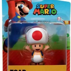 Brand new 👏 World of Nintendo Super Mario Wave 28 Toad 2.5-Inch Mini Figure [Red] 👍